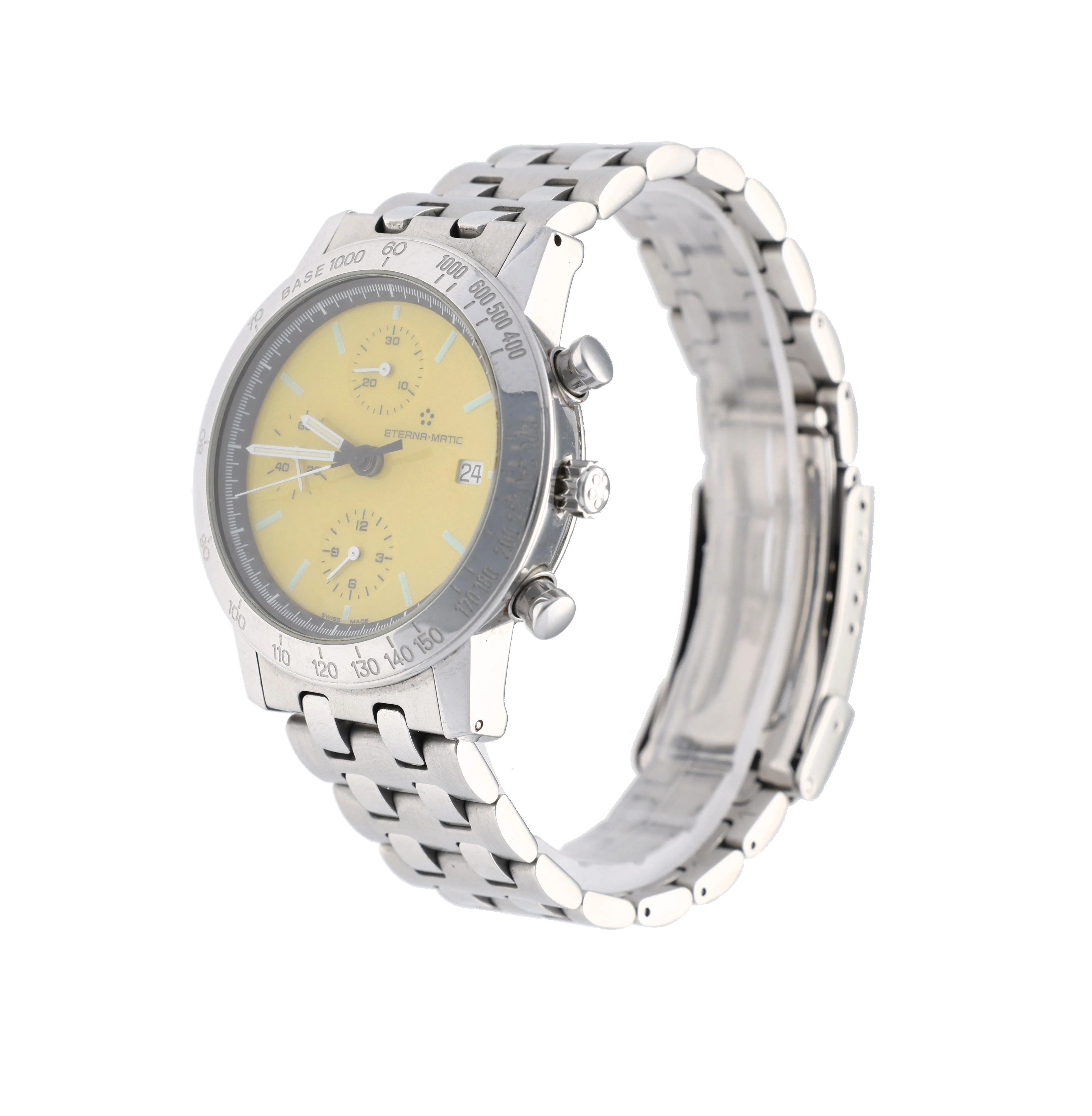 Eterna Kontiki 1501.47 39mm Stainless steel Yellow 1