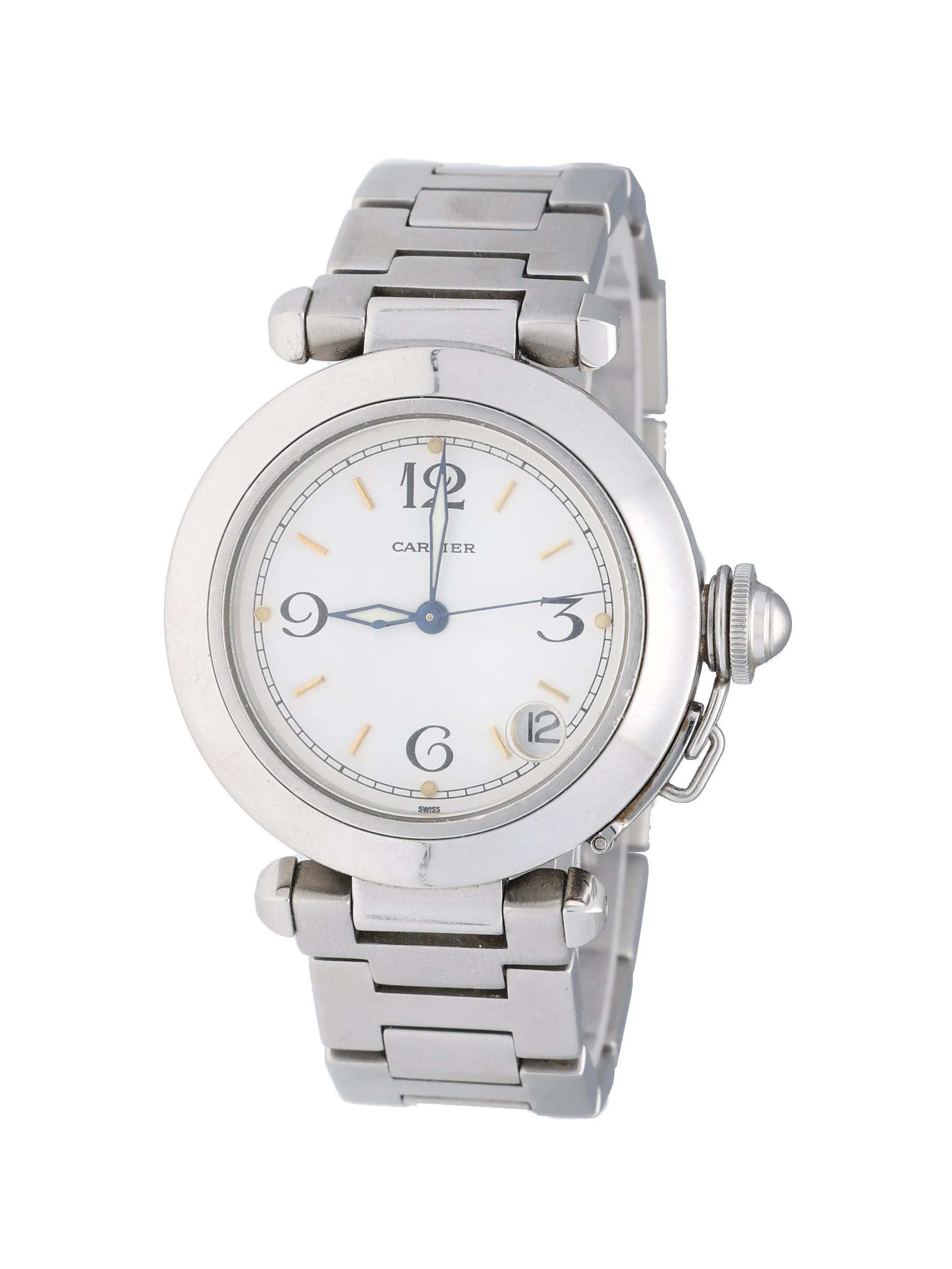 Cartier Pasha 1031 36mm Stainless steel White