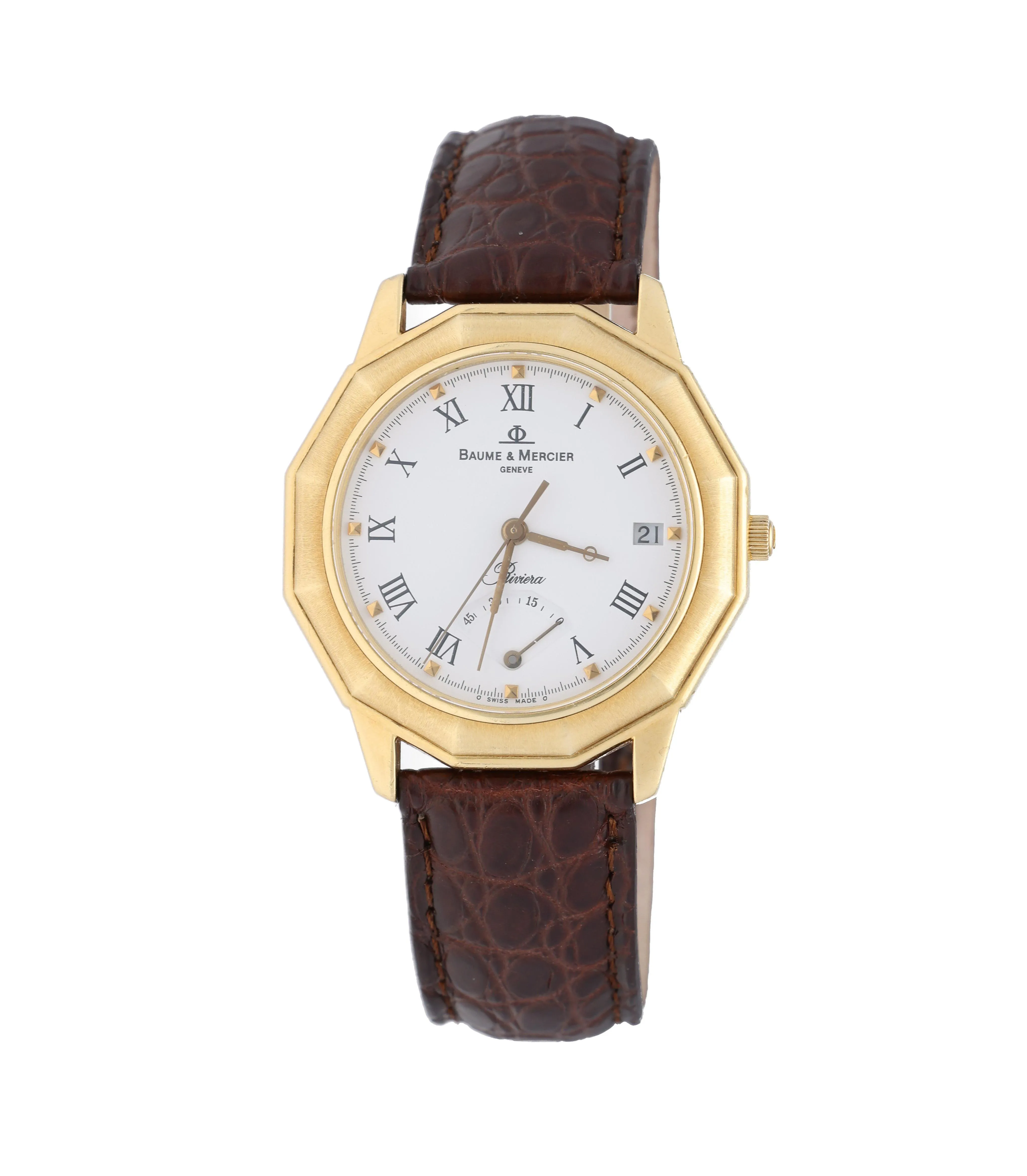 Baume & Mercier Riviera MV045137 36mm gold White