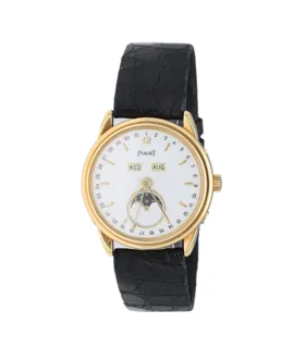 Piaget Triple Calendar Moonphase 15908 gold White