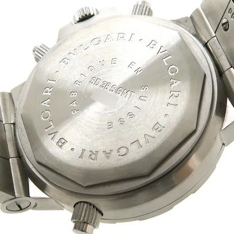 Bulgari Diagono SD38SGMT 38mm Stainless steel Black 5