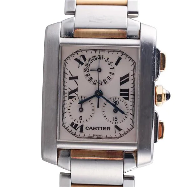 Cartier Tank Française 2303 28mm 18k Gold and Stainless steel 3