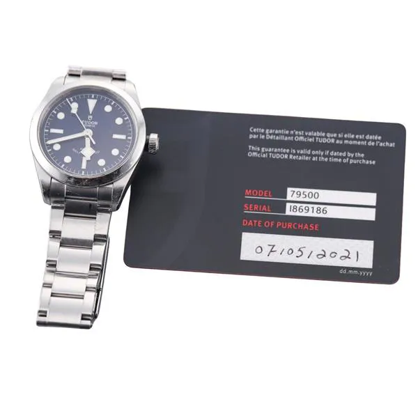 Tudor Black Bay 79500 36mm Stainless steel Blue 2