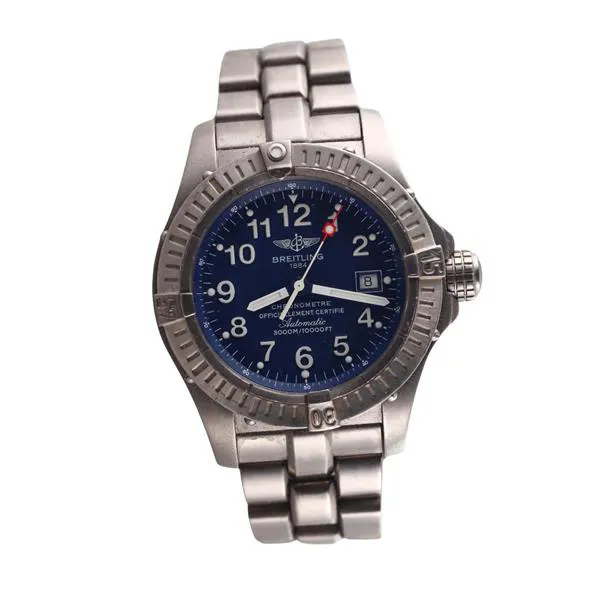 Breitling Avenger E17370 43mm Titanium Blue