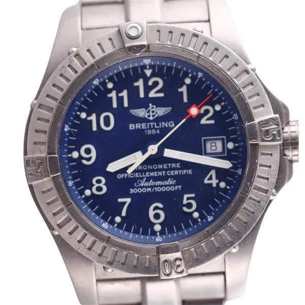 Breitling Avenger E17370 43mm Titanium Blue 1