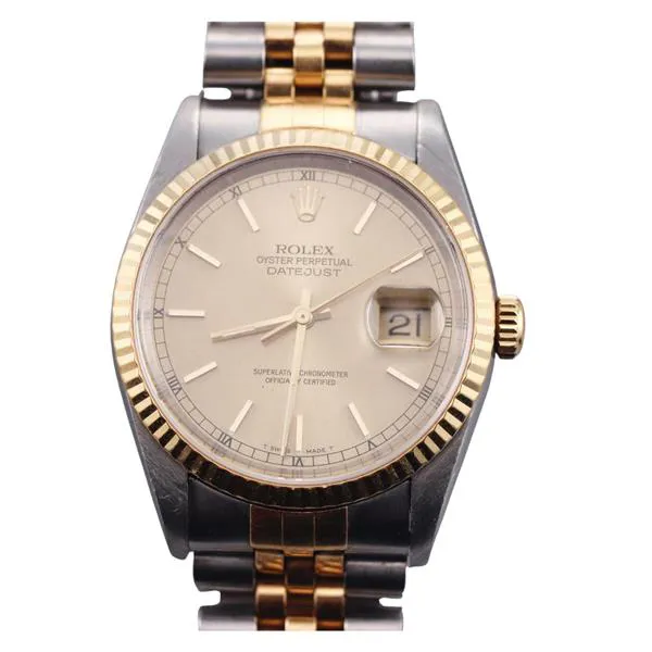 Rolex Datejust 36 16233 36mm 18k Gold and Stainless steel Champagne 1