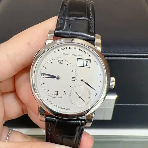 A. Lange & Söhne Lange 1 101.025 38.5mm Platinum Silver