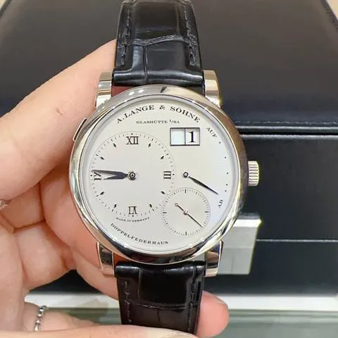 A. Lange & Söhne Lange 1 101.025 38.5mm Platinum Silver 1