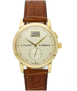 A. Lange & Söhne Saxonia 102.001 Yellow gold Silver