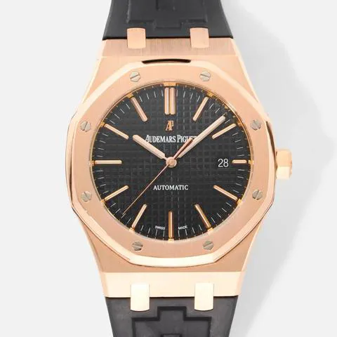 Audemars Piguet Royal Oak 15400OR.OO.D002CR.01 41mm Rose gold Black