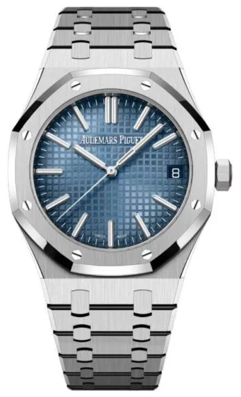 Audemars Piguet Royal Oak 15510BC.OO.1320BC.02 41mm White gold Blue