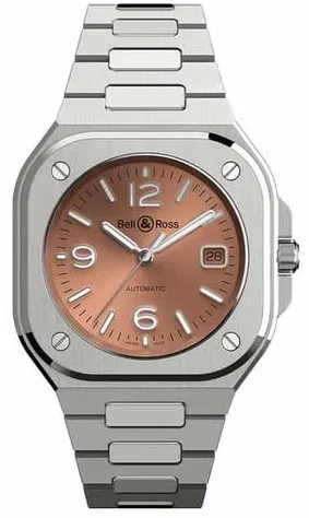 Bell & Ross Urban BR05A-BR-ST/SST 40mm Stainless steel Brown