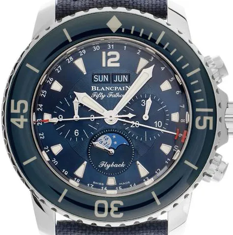 Blancpain Fifty Fathoms 5066f-1140-52b 45mm Stainless steel Blue