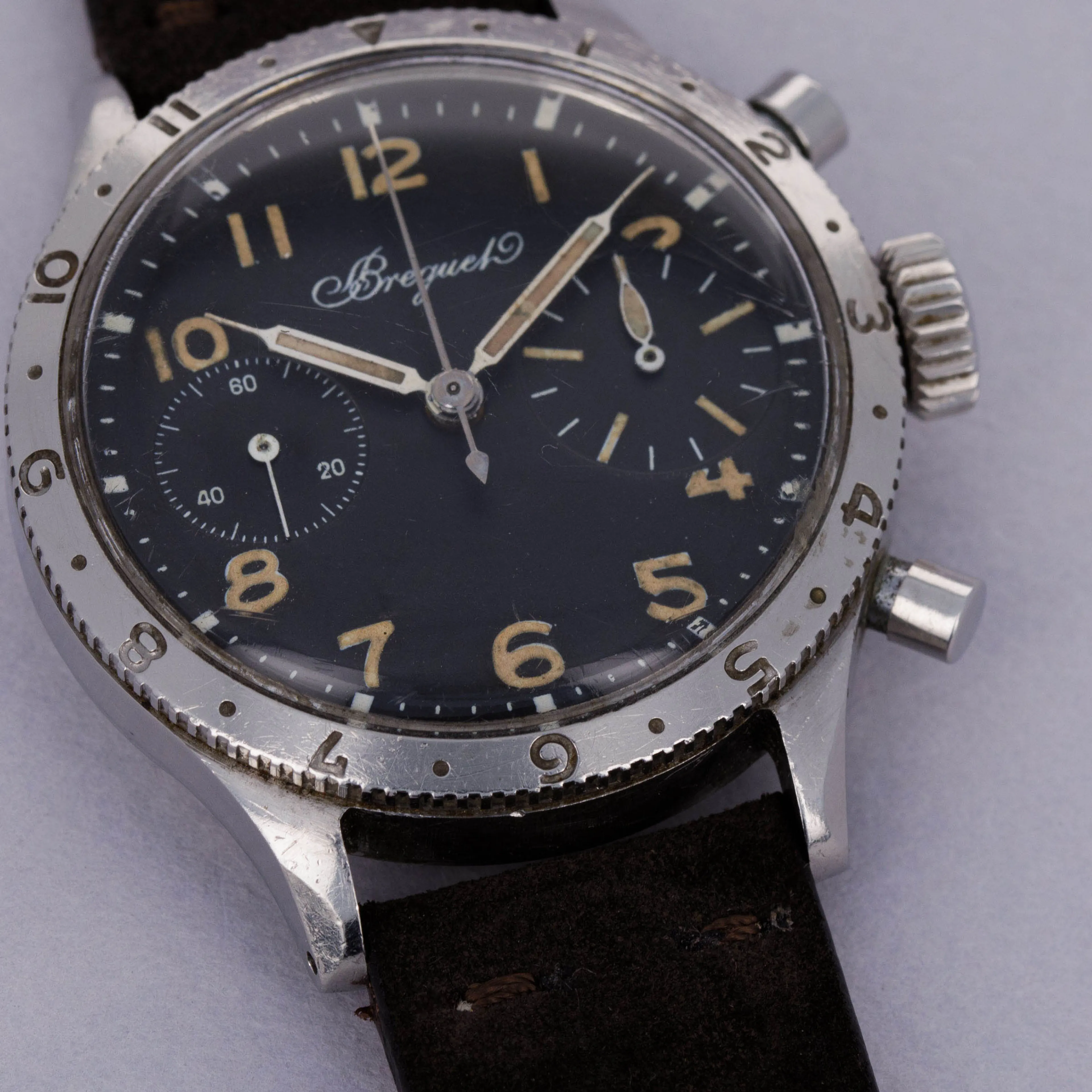 Breguet Type XX 38mm Stainless steel Black 1