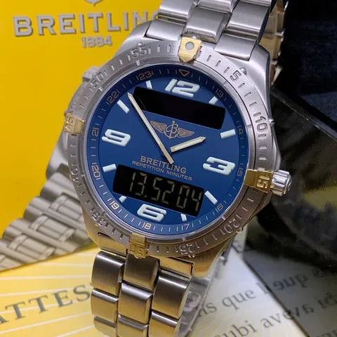 Breitling Aerospace F65362 40mm Titanium Blue