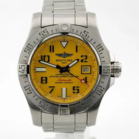 Breitling Avenger II Seawolf A1733110/I519/169A 45mm Stainless steel Yellow