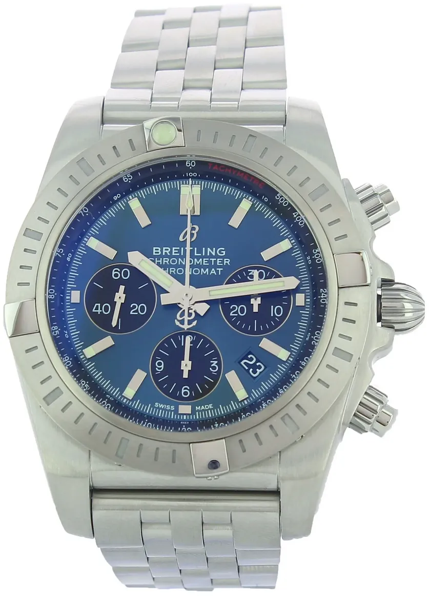 Breitling Chronomat AB0115101C1A1 44mm Stainless steel Blue