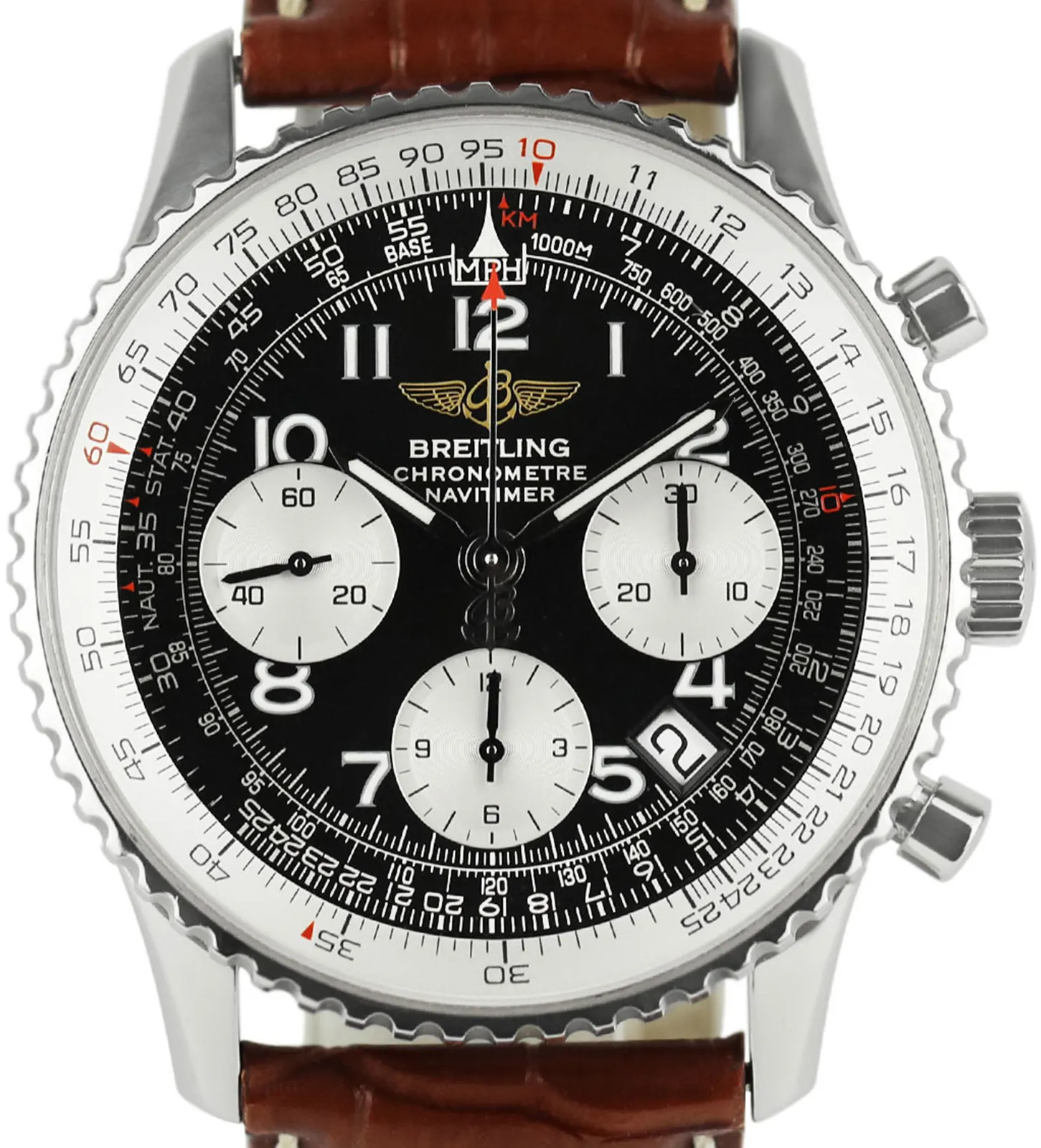 Breitling Navitimer A23322 42mm Stainless steel Black