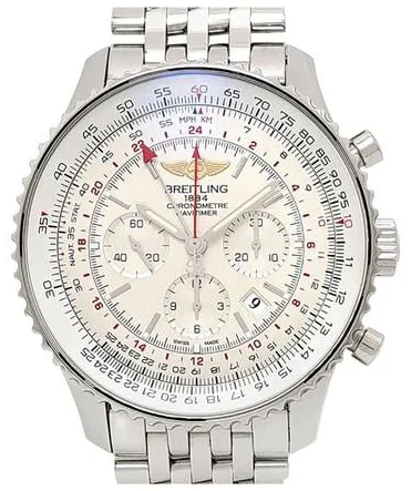 Breitling Navitimer AB0441 48mm Stainless steel Silver