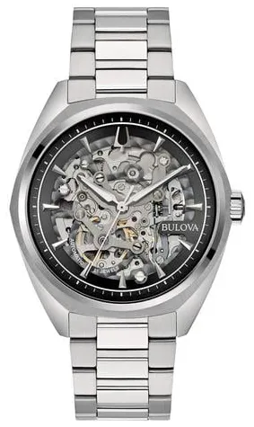 Bulova 96A293 41mm Stainless steel Black