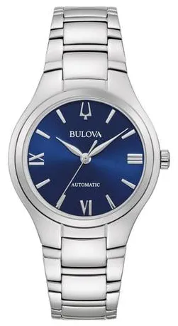 Bulova 96L319 34mm Stainless steel Blue