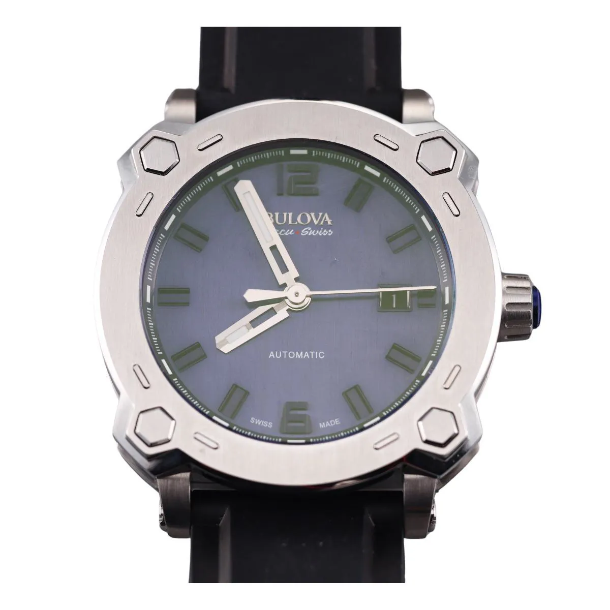 Bulova Accu-Swiss 63B190 42mm Stainless steel