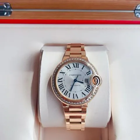 Cartier Ballon Bleu WJBB0036 33mm Rose gold Silver