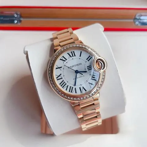 Cartier Ballon Bleu WJBB0036 33mm Rose gold Silver 3