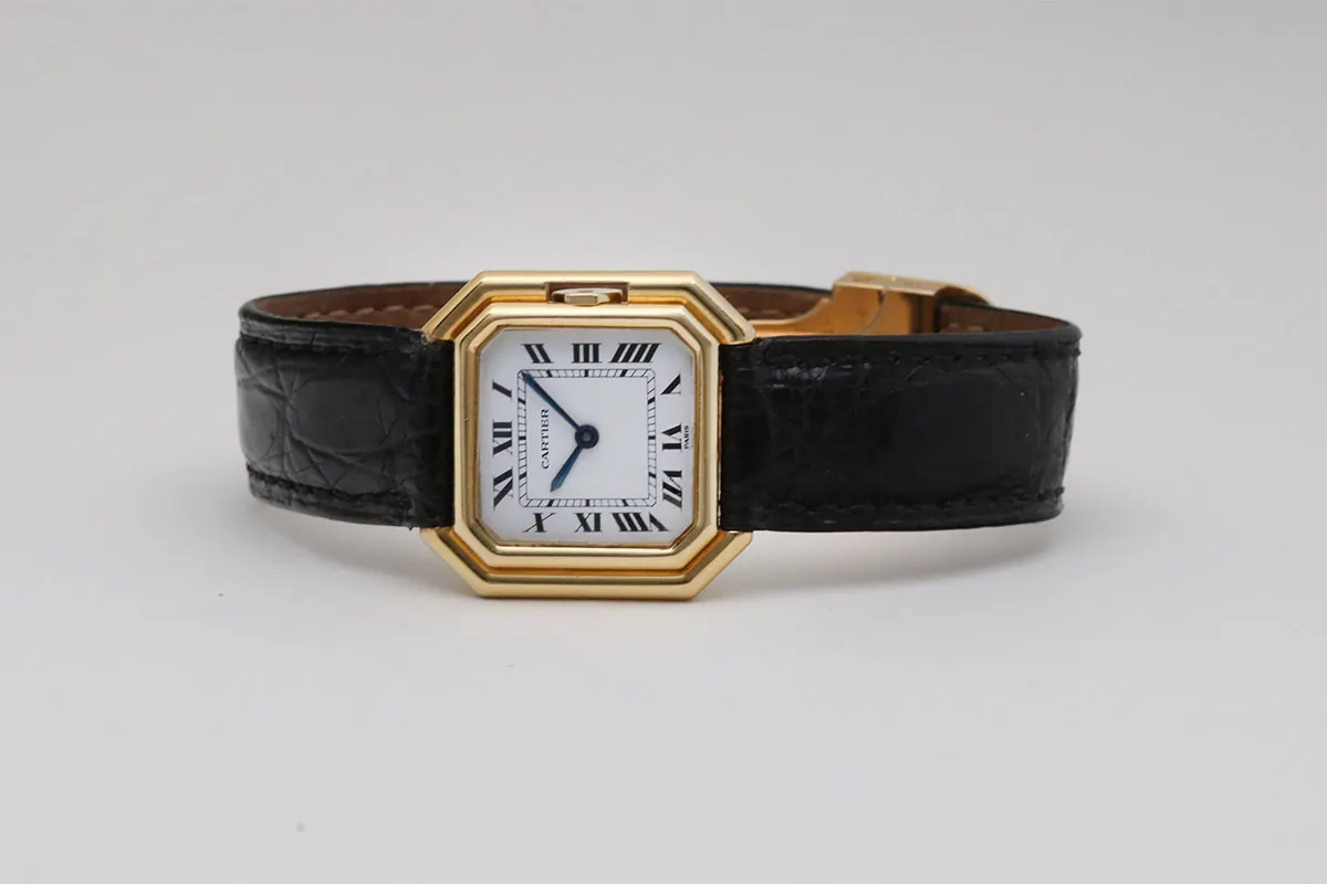 Cartier Ceinture 78100 25mm Yellow gold and 18k yellow gold original white 1