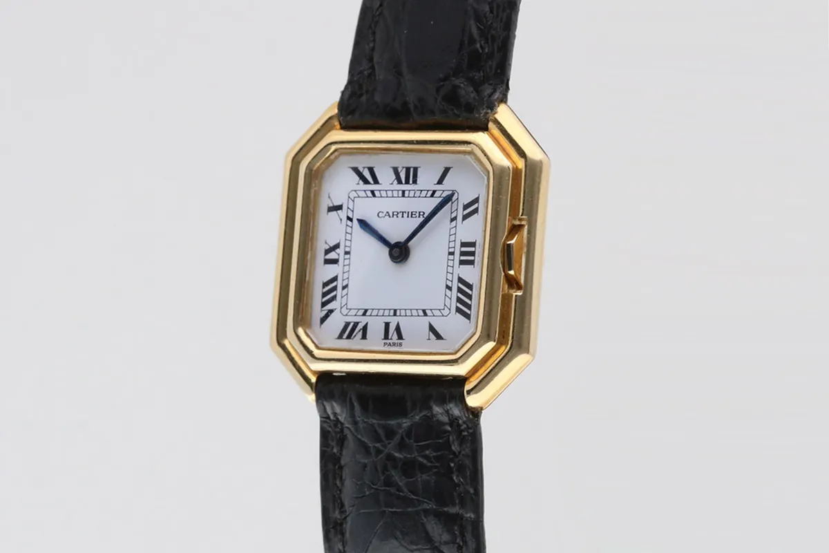 Cartier Ceinture 78100 25mm Yellow gold and 18k yellow gold original white 2