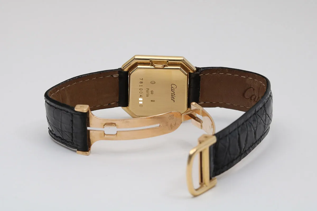 Cartier Ceinture 78100 25mm Yellow gold and 18k yellow gold original white 5