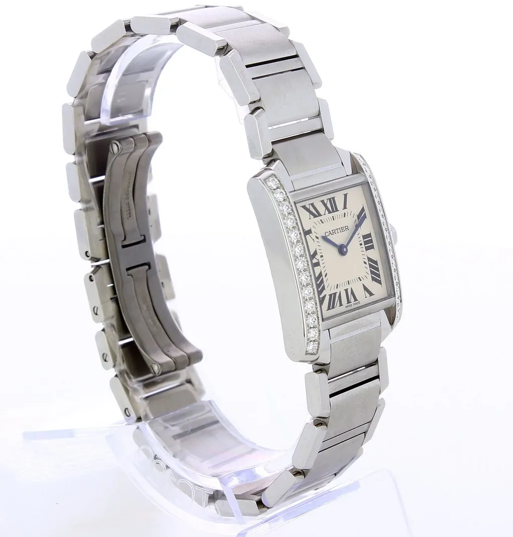 Cartier Cougar W4TA0009 30.5mm Stainless steel and Diamond Silver 3