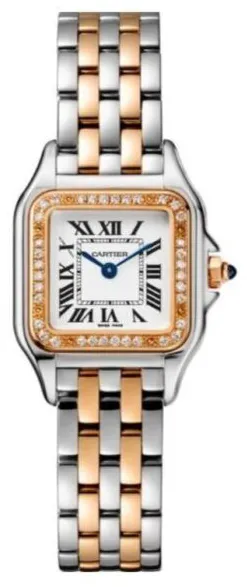 Cartier Panthère W3PN0006 23mm Rose gold and Stainless steel Silver