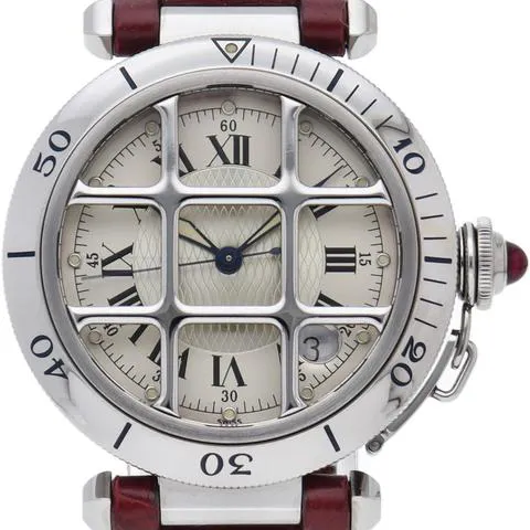 Cartier Pasha W3102255 38mm Stainless steel Silver