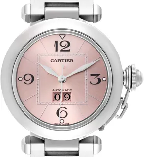 Cartier Pasha W31058M7 Stainless steel Pink