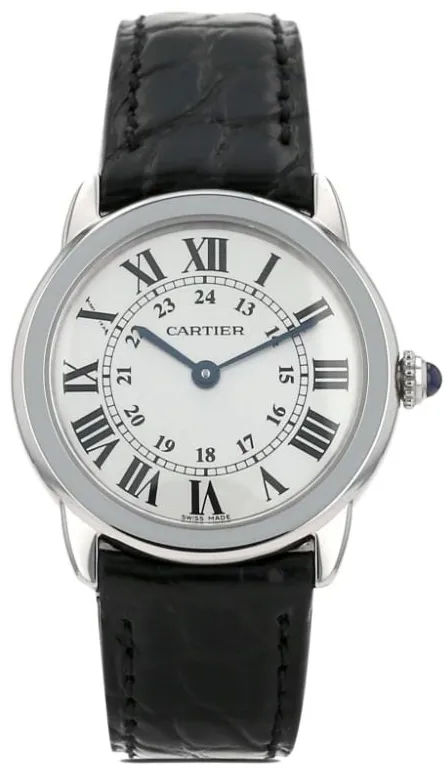 Cartier Ronde Solo 412305 29mm Stainless steel Black