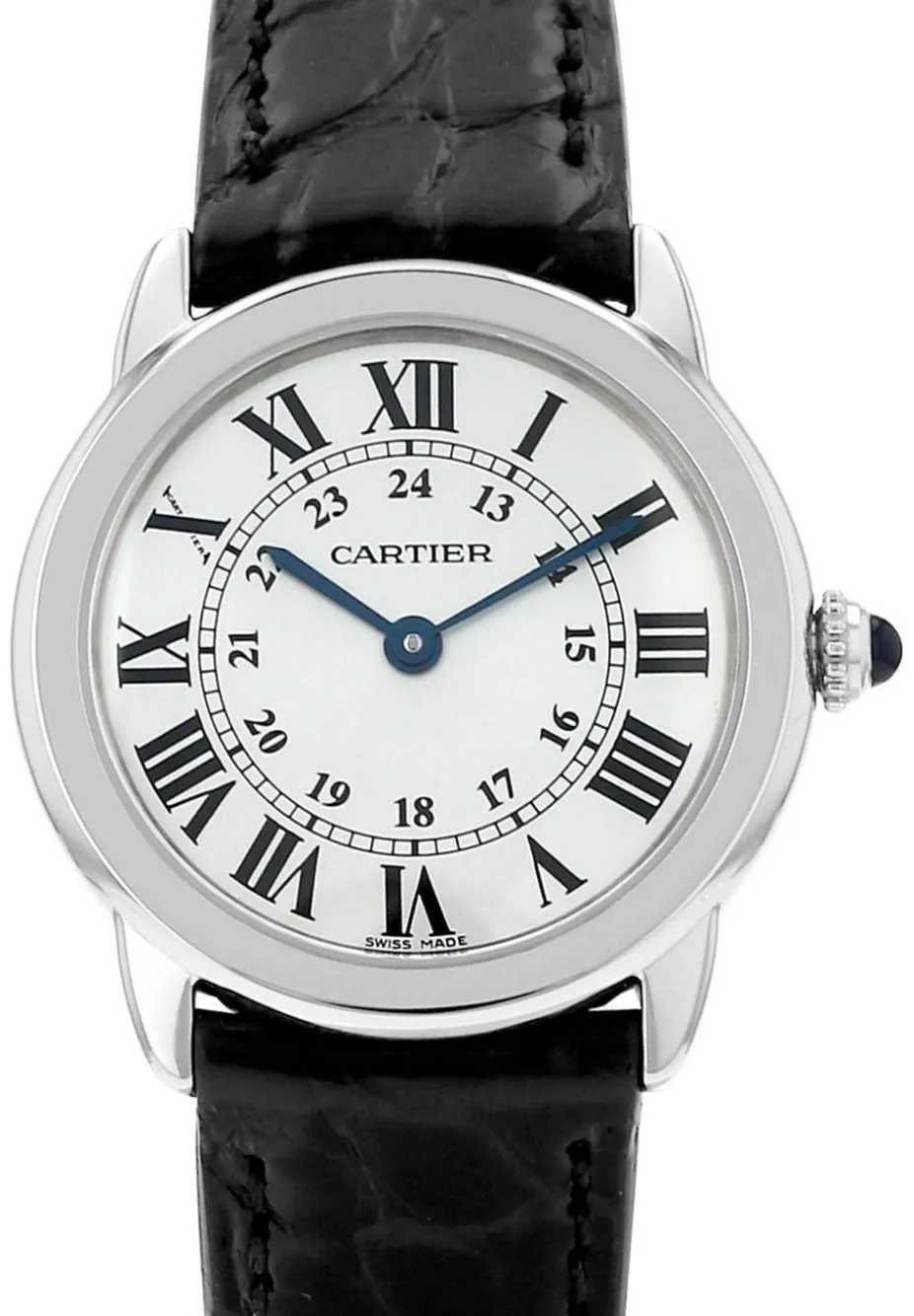 Cartier Ronde Solo 412305 29mm Stainless steel Black 1