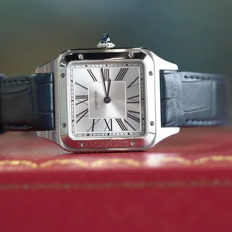 Cartier Santos Dumont WSSA0022 43.5mm Stainless steel Silver