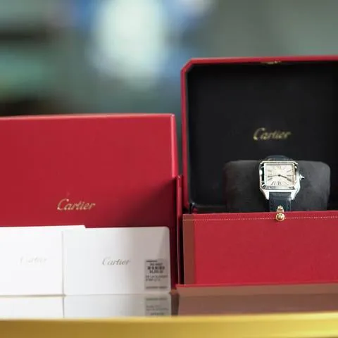 Cartier Santos Dumont WSSA0022 43.5mm Stainless steel Silver 1