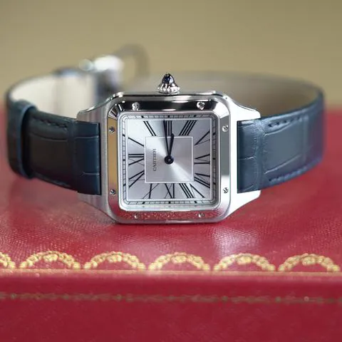 Cartier Santos Dumont WSSA0022 43.5mm Stainless steel Silver 2