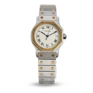 Cartier Santos Octagon 187902 Stainless steel and 18k yellow gold