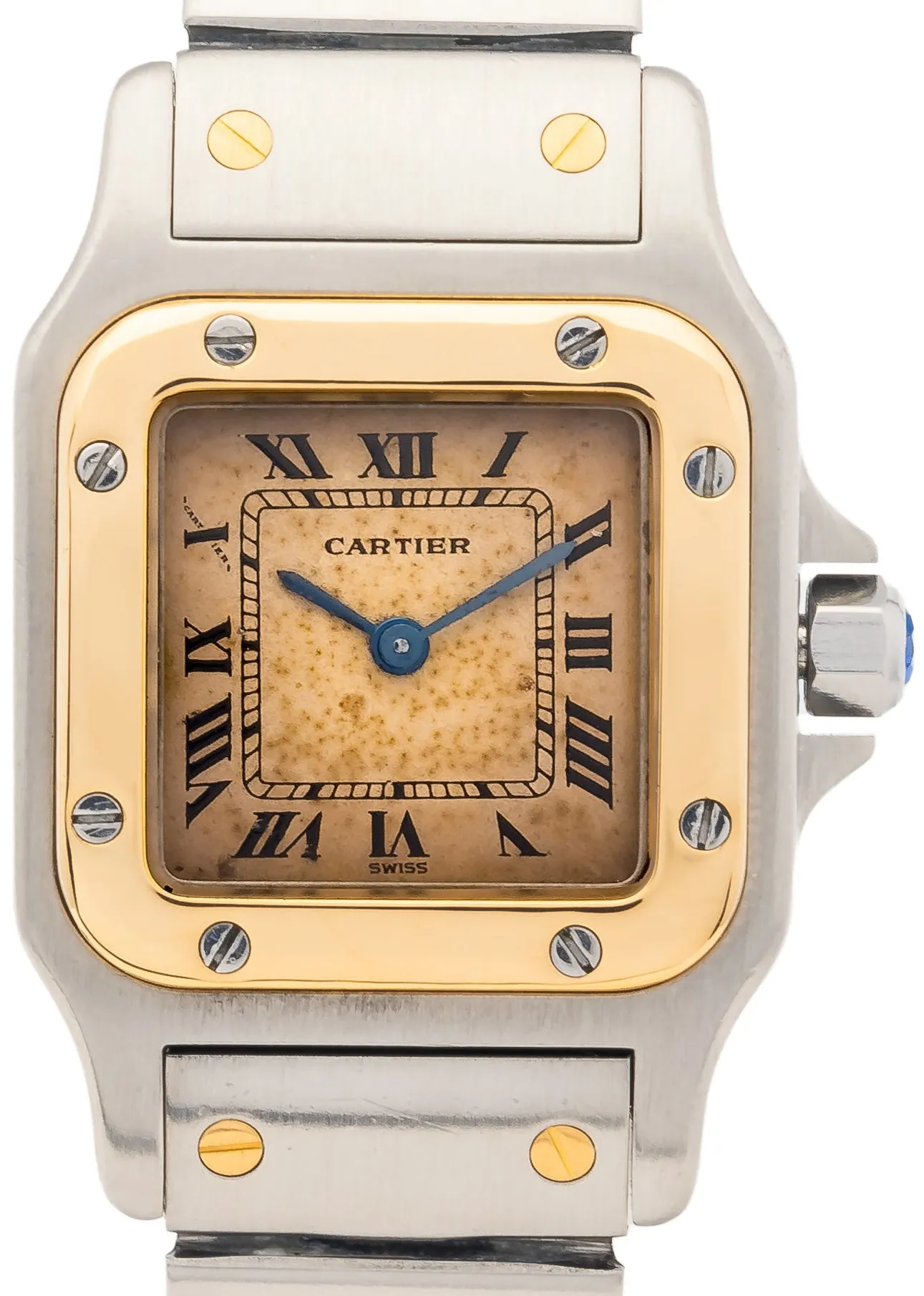 Cartier Santos Yellow gold and Stainless steel Gold