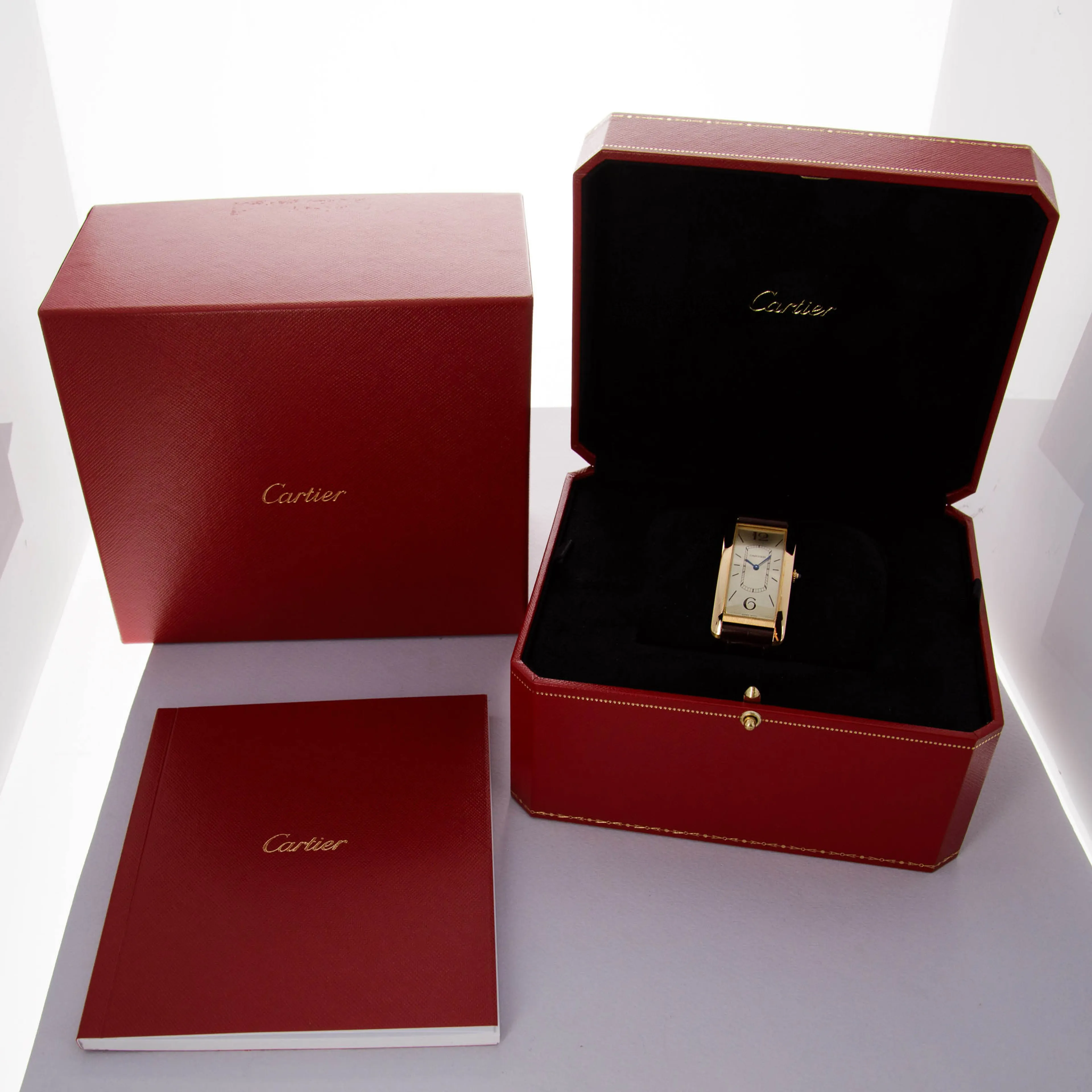 Cartier Tank Cintrée WGTA0026 46.5mm 18k yellow gold Golden 14