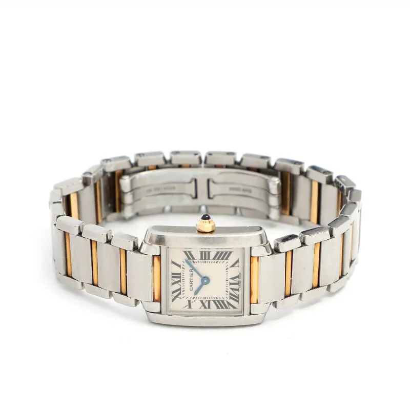 Cartier Tank Française 2384 20mm Yellow gold and Stainless steel 2