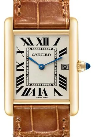 Cartier Tank Louis Cartier W1529756 25mm Yellow gold Silver