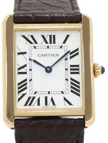 Cartier Tank Solo W5200025 35mm Yellow gold and Stainless steel Silver