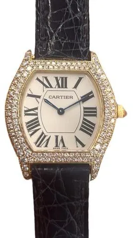 Cartier Tortue 2643 Yellow gold Silver 5