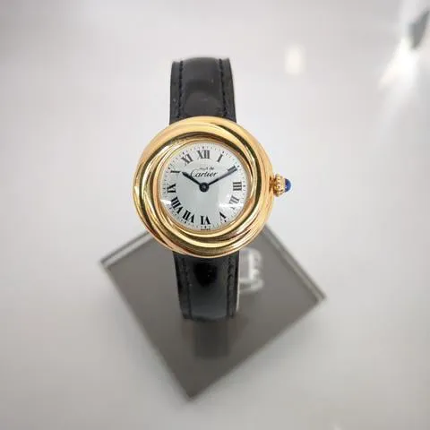 Cartier Trinity 2735 27mm Yellow gold Silver