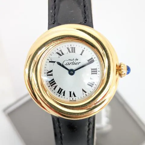 Cartier Trinity 2735 27mm Yellow gold Silver 1