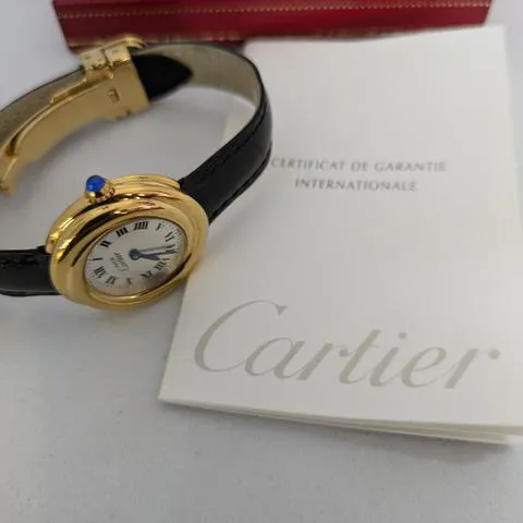 Cartier Trinity 2735 27mm Yellow gold Silver 3